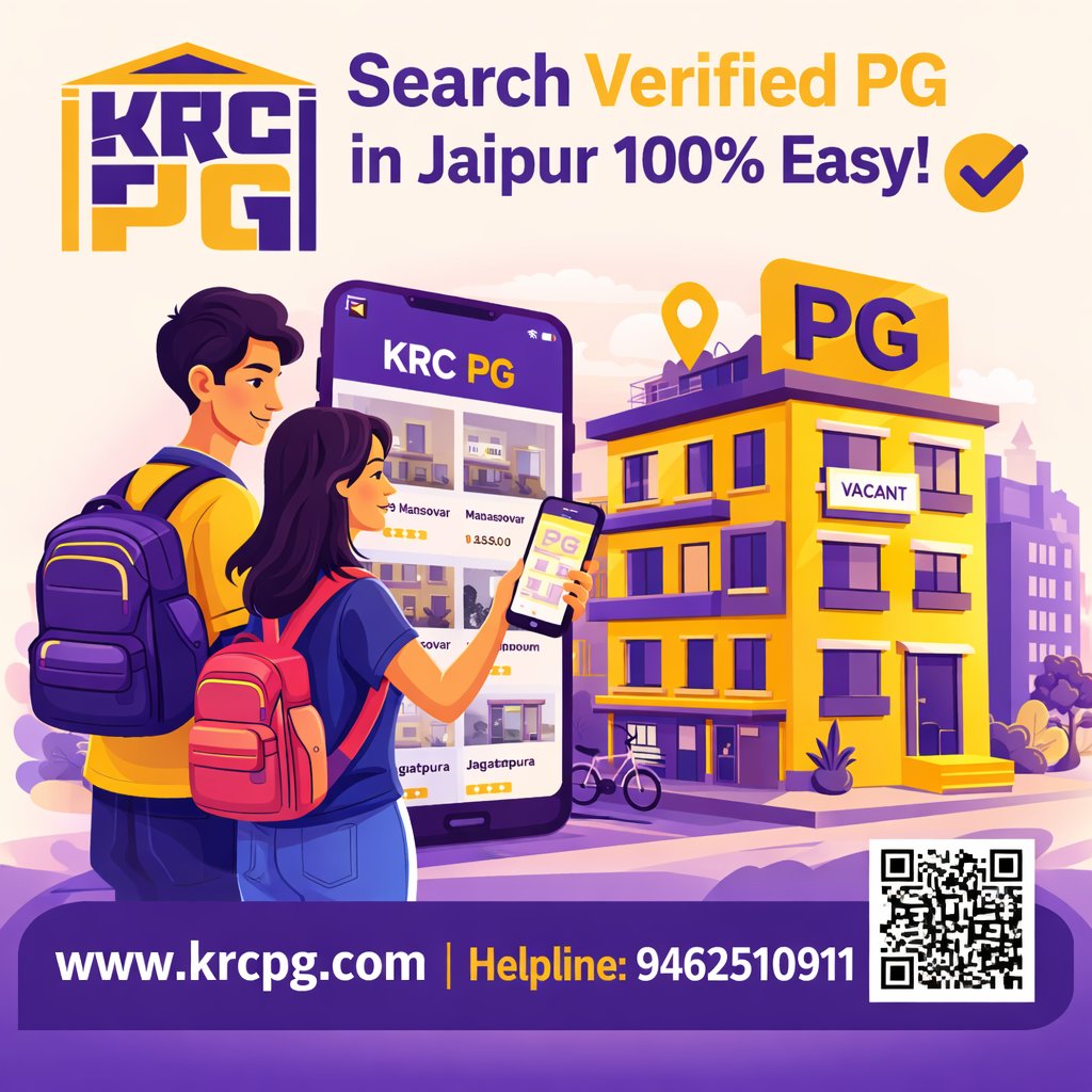 KRC PG – India's Trusted PG Booking Platform-Vaishali Nagar-Jaipur