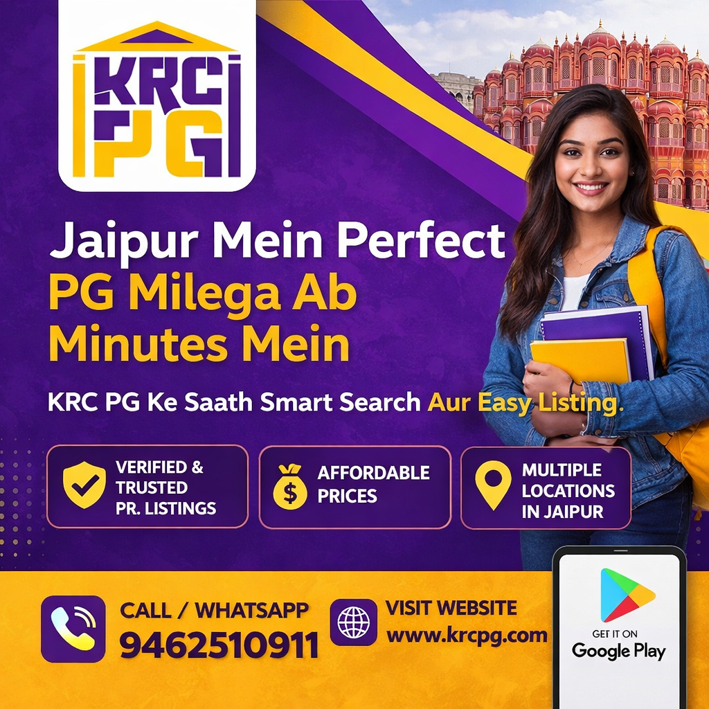 KRC PG – India's Trusted PG Booking Platform-Vaishali Nagar-Jaipur