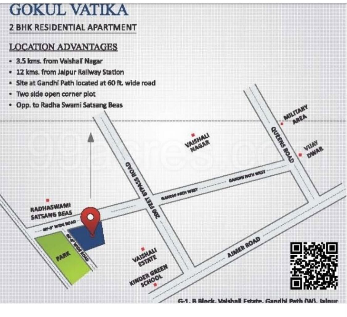 2BHK in Ganesham Gokul Vatika-Vaishali Nagar-Jaipur